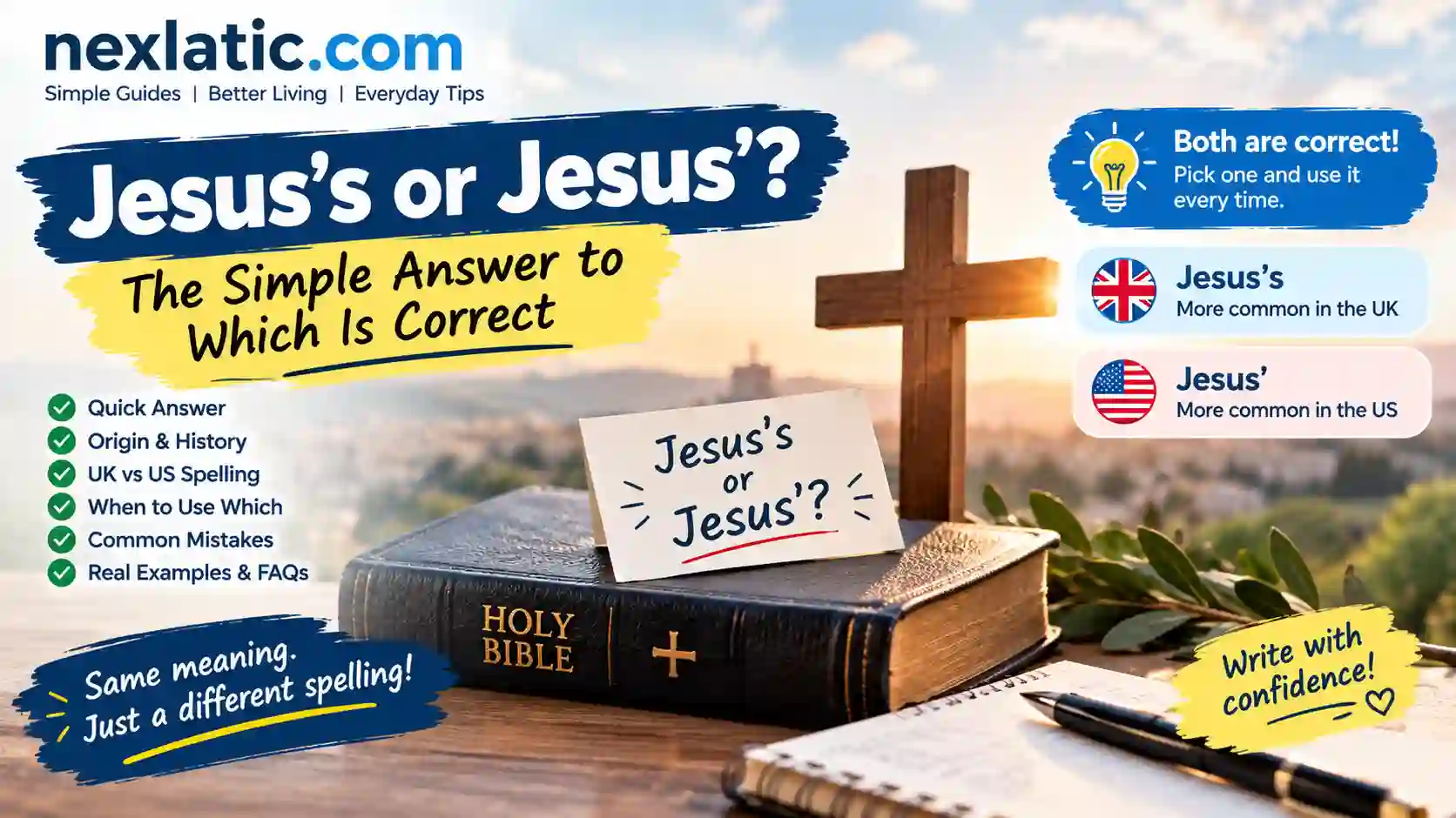 Jesus's or Jesus'