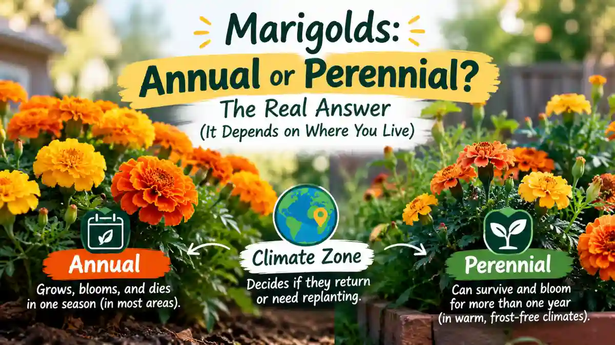 Marigolds Annual or Perennial