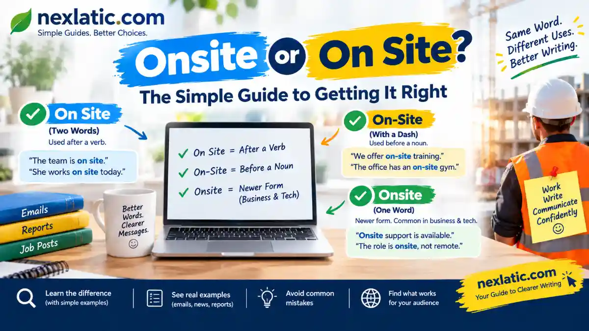 Onsite or on Site