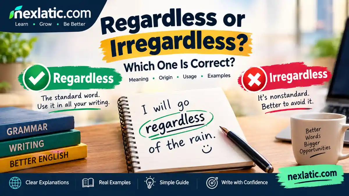 Regardless or Irregardless