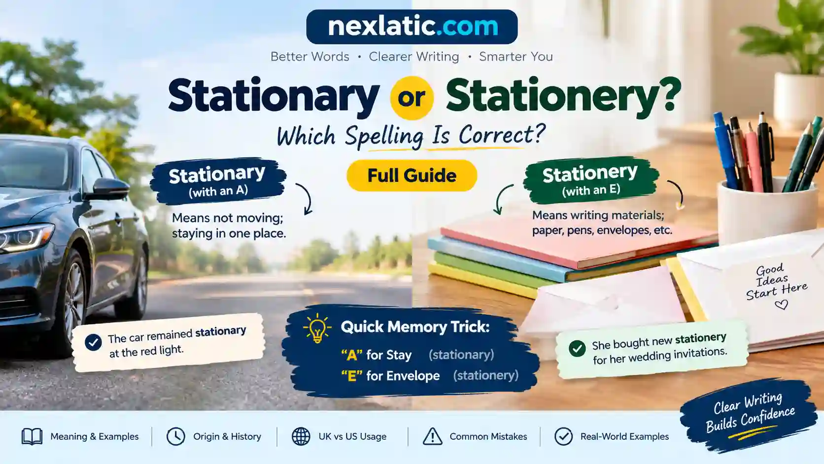 Stationary or Stationery