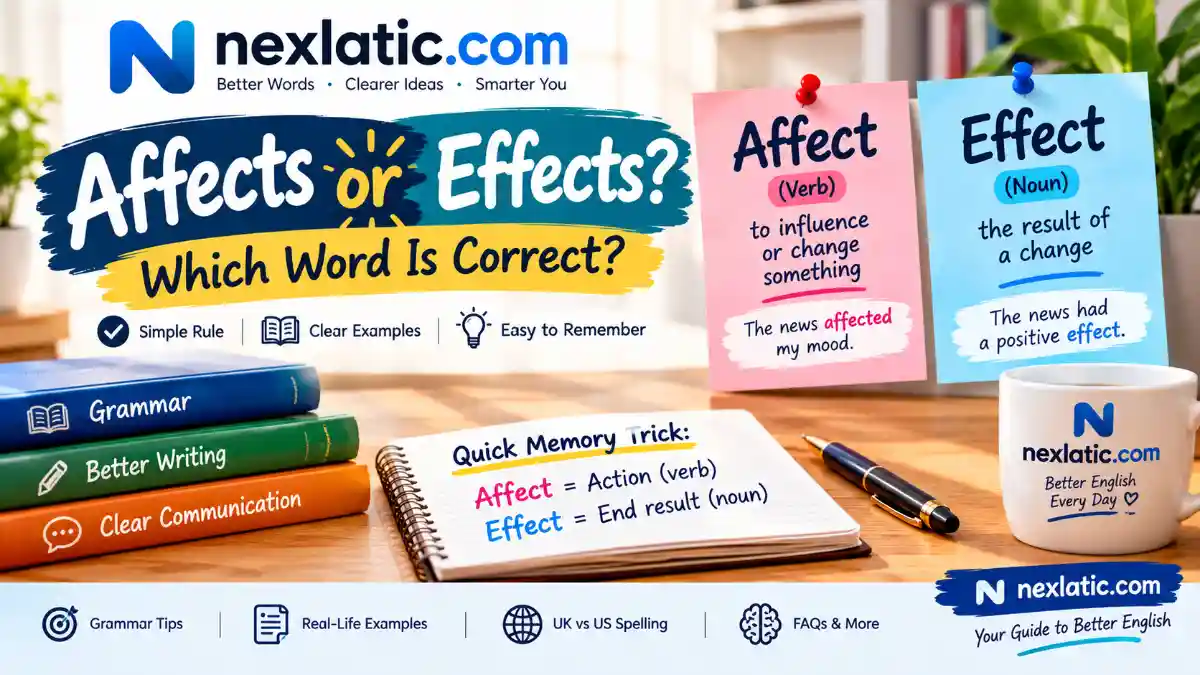 Affects or Effects