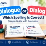 Dialogue or Dialog