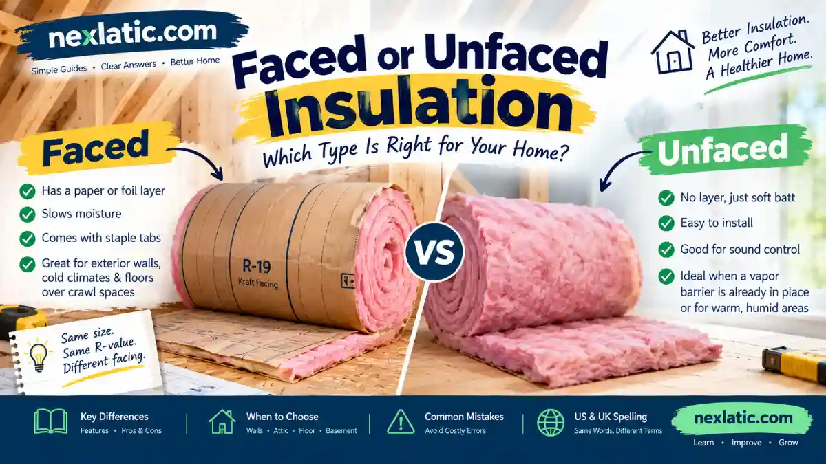 Faced or Unfaced Insulation
