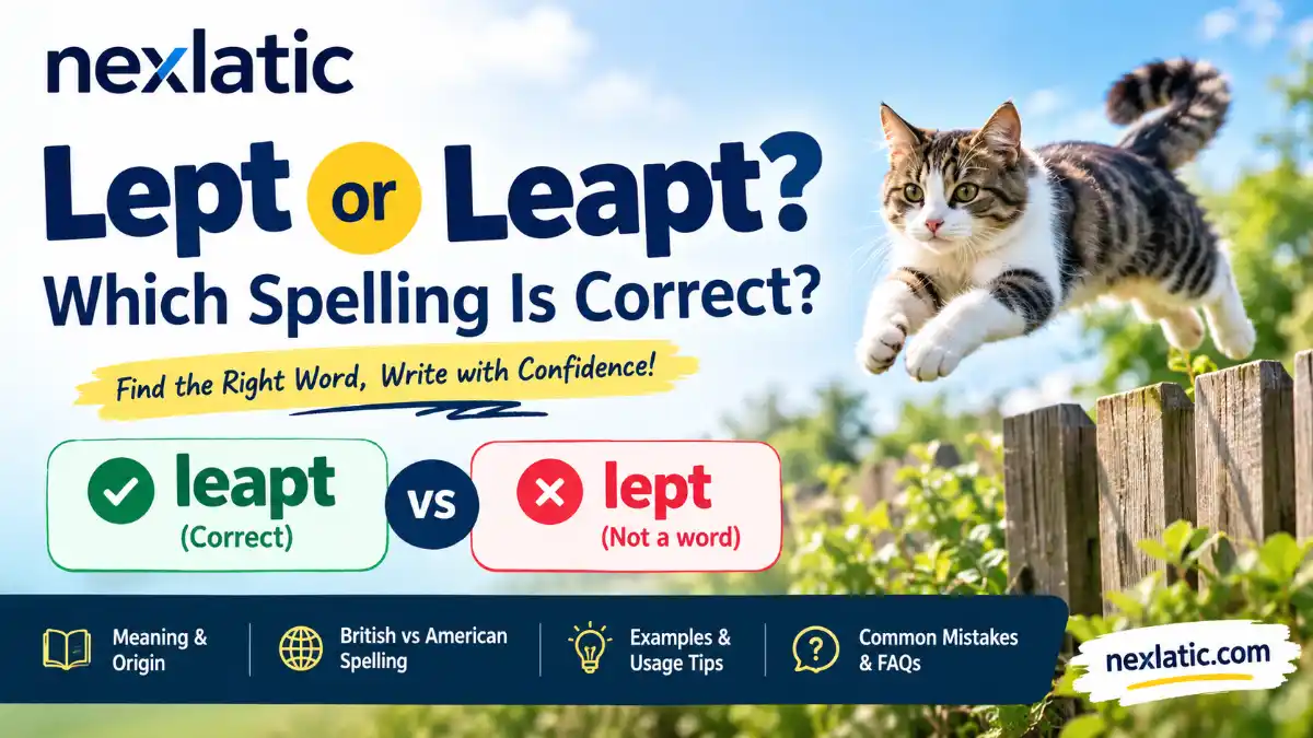 Lept or Leapt