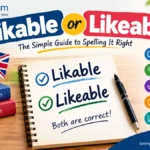 Likable or Likeable