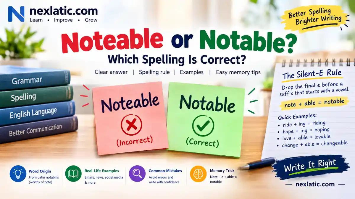 Noteable or Notable