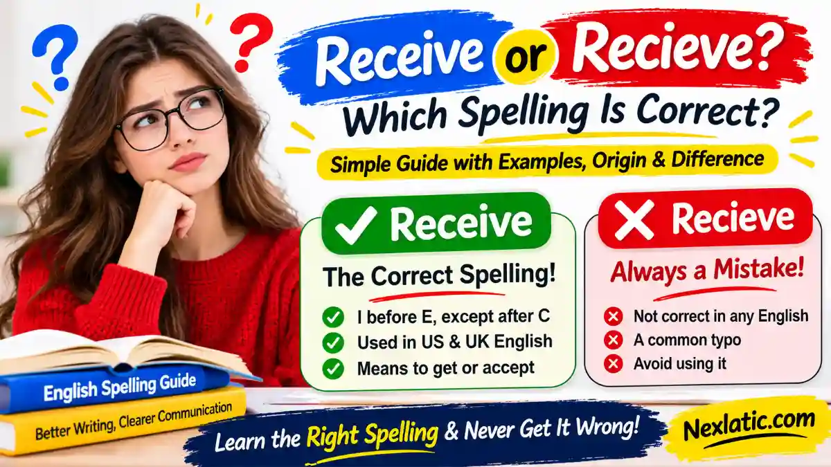 Receive or Recieve