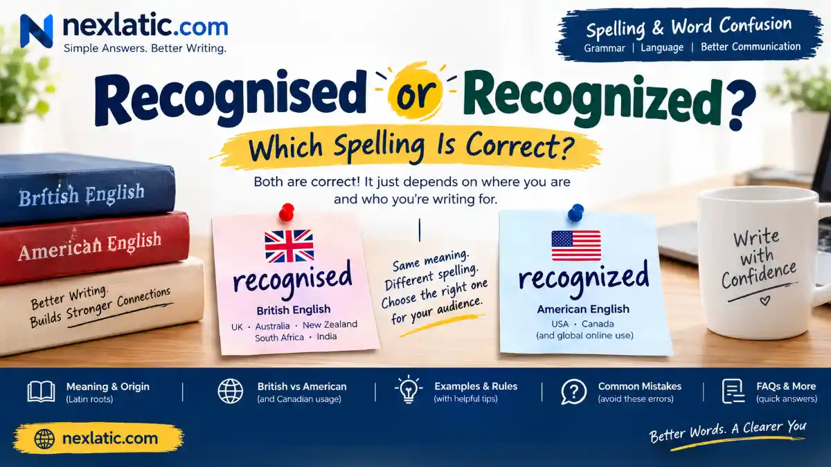 Recognised or Recognized