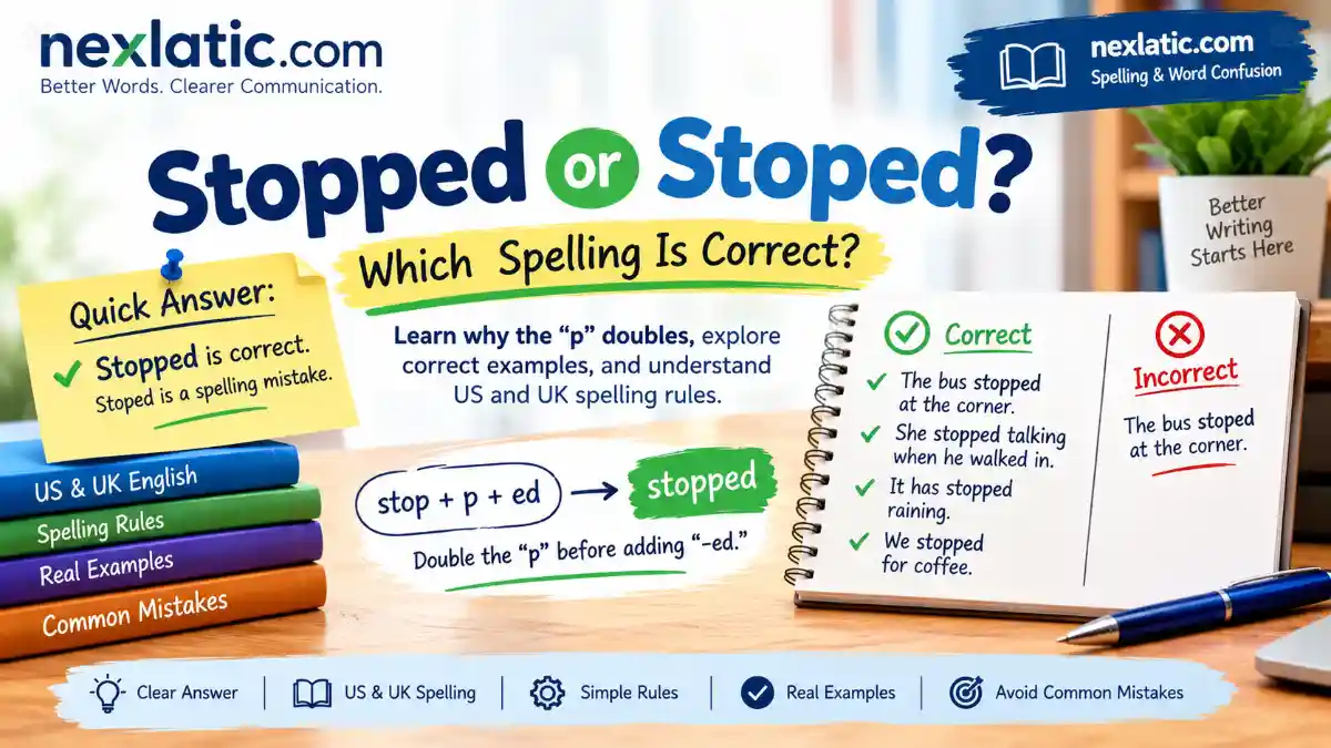 Stopped or Stoped
