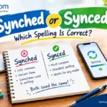 Synched or Synced