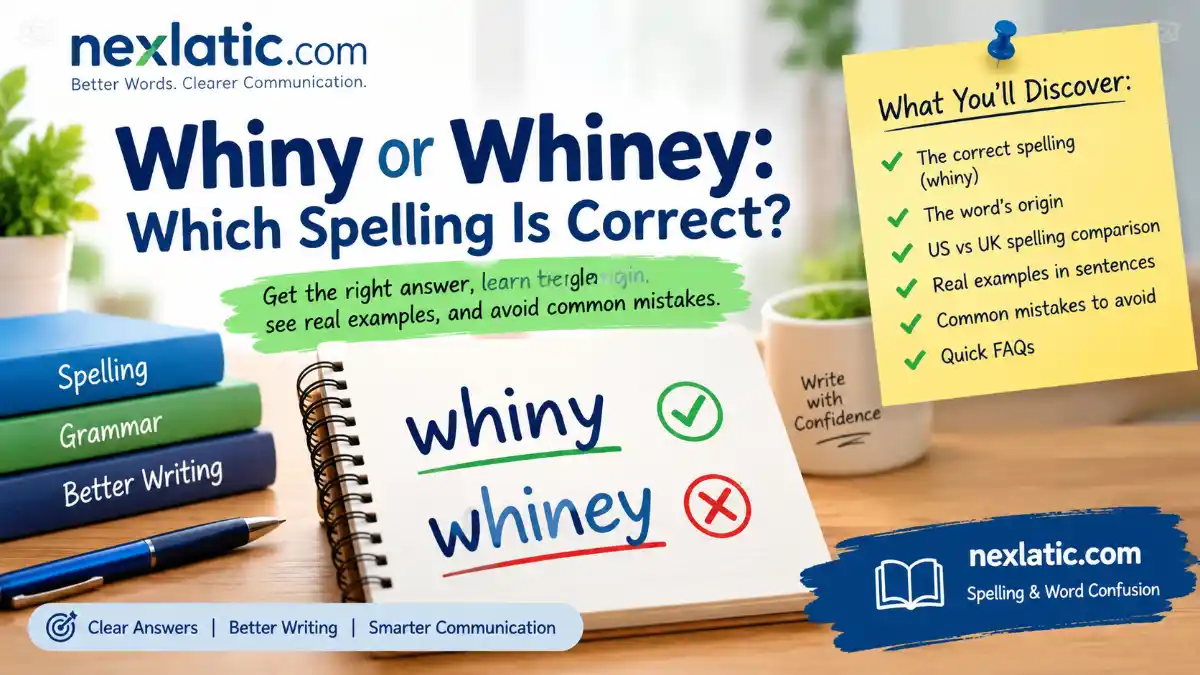 Whiny or Whiney